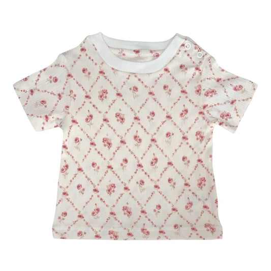 Girl's Rose Print T-Shirt
