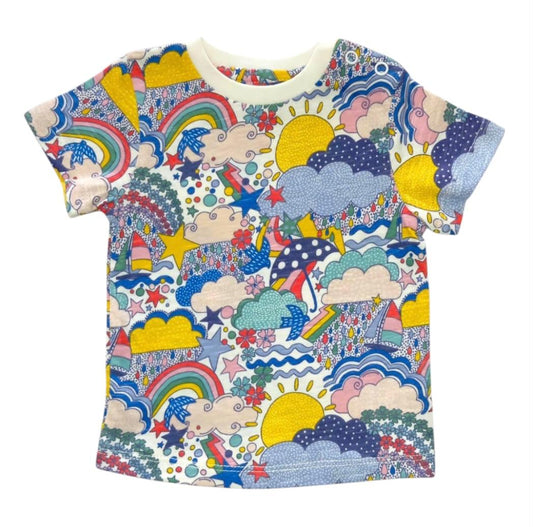 Boy's T Shirt - Rainbow Printed