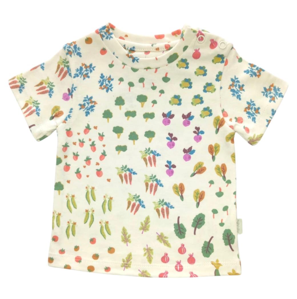 Boy's T Shirt - Vegitable Printed