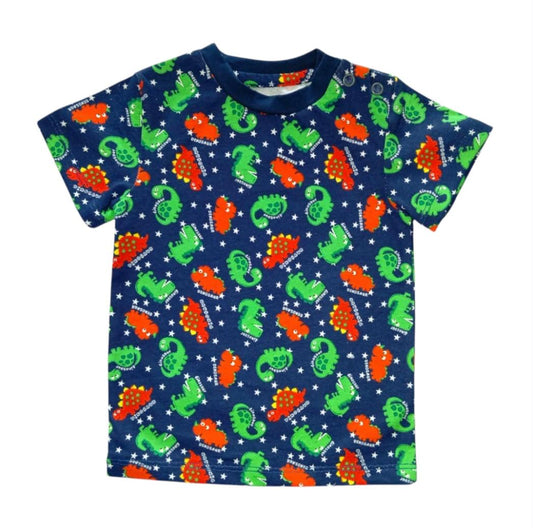 Boy's T Shirt - Dino Printed
