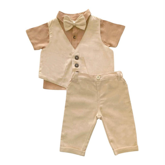 Boy's Full Kit - Brown & Beige