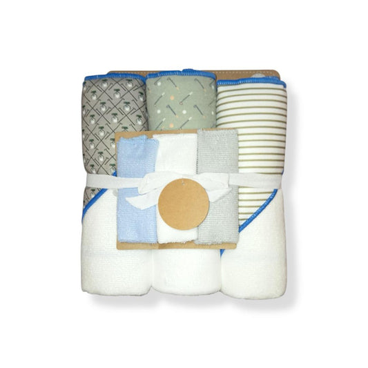 3PC Bath Towel Set - Blue