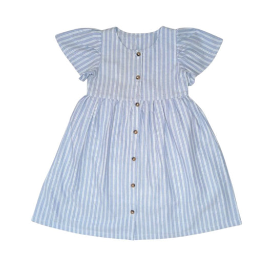 Blue & White Strip Dress