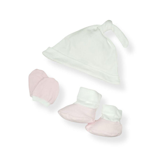 Newborn Essential Set - Pink & White