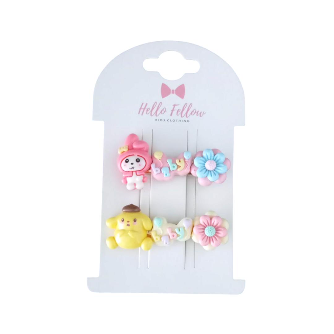 Girl's Hair Clips - Pastel Colors
