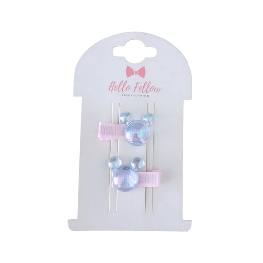 Girl's Hair Clips - Blue