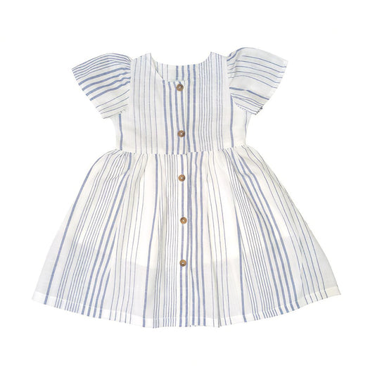 Stripe Dress - Blue & White