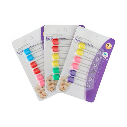 Multicolor Baby Safety Pins Set