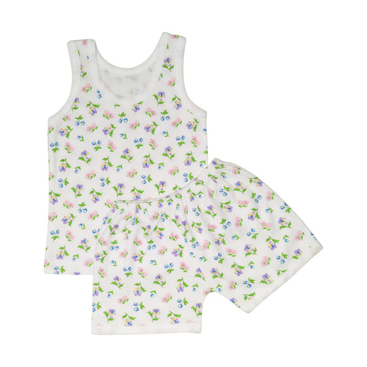 Skinny & Short Set - Floral Print
