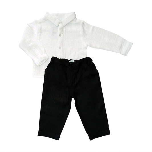 Boy's Formal Shirt & Pant Set