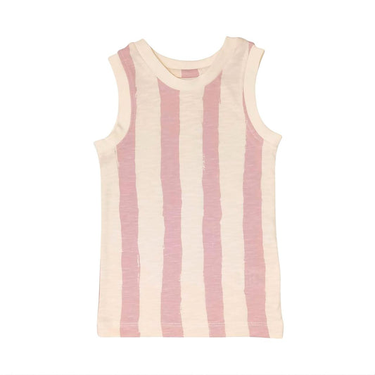 Skinny - Cream & Pink Stripe