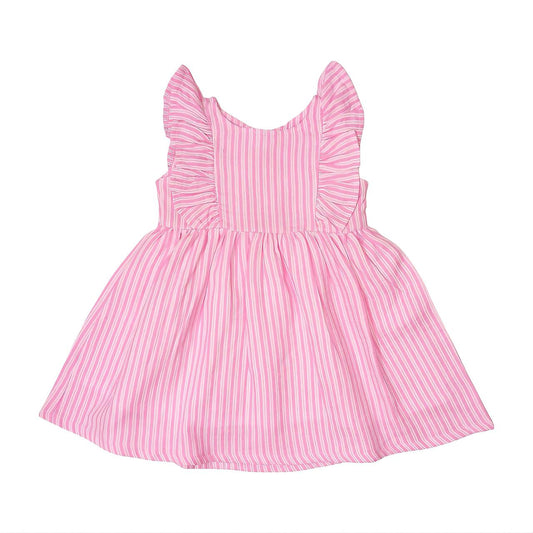 Sleeveless Dress - Pink Stripe