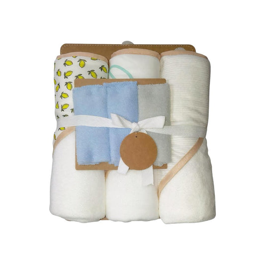 3pcs Towel Set - Lemon Print