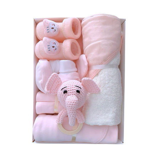 Newborn Baby 10pcs Gift Box - Pink