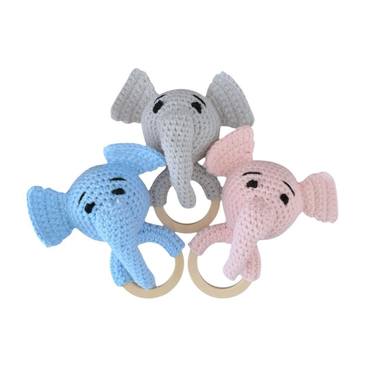 Crochet Elephant Rattle