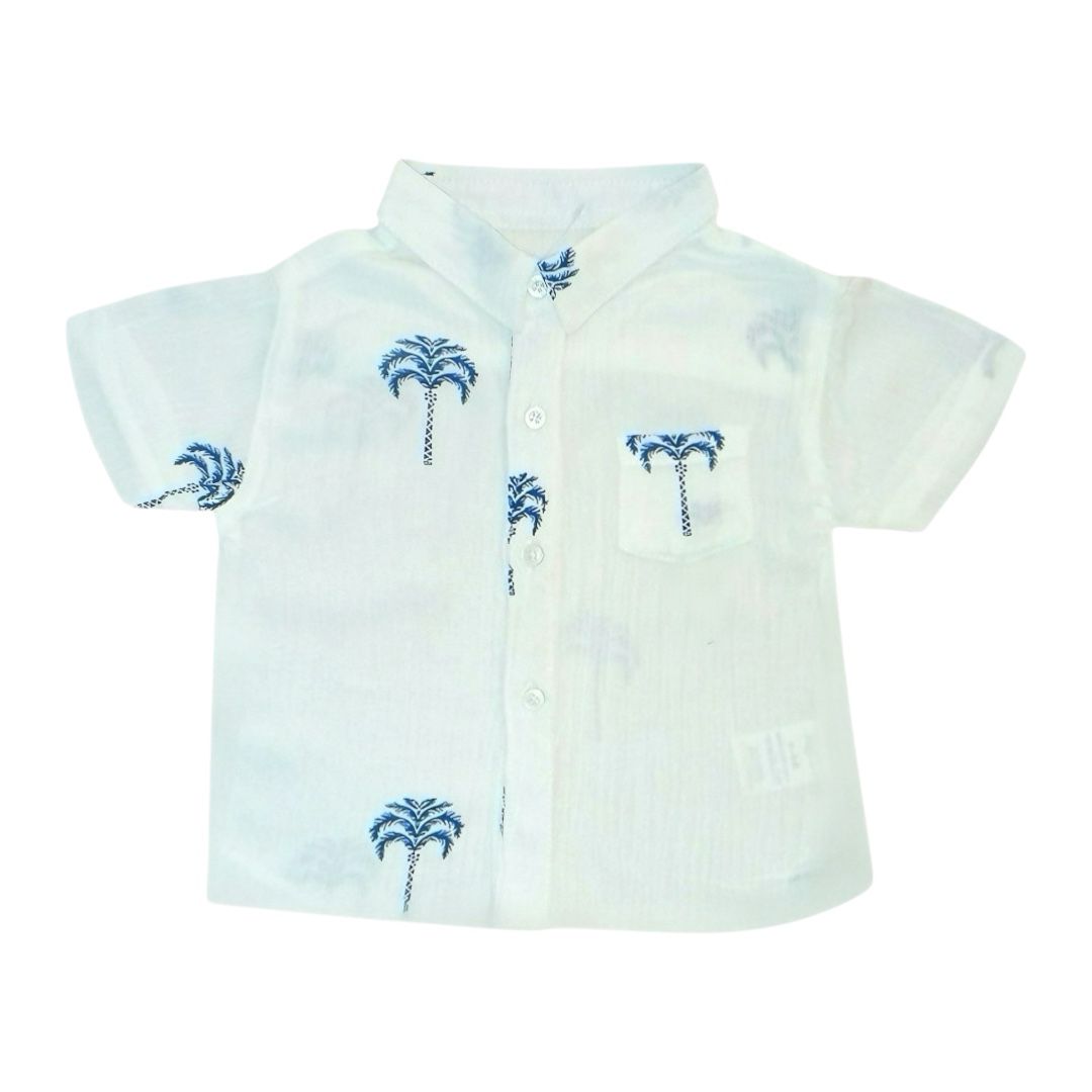 Printed Shirt - White