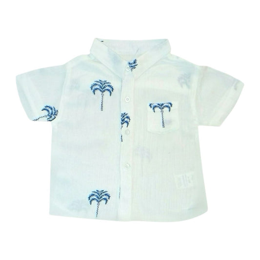 Printed Shirt - White