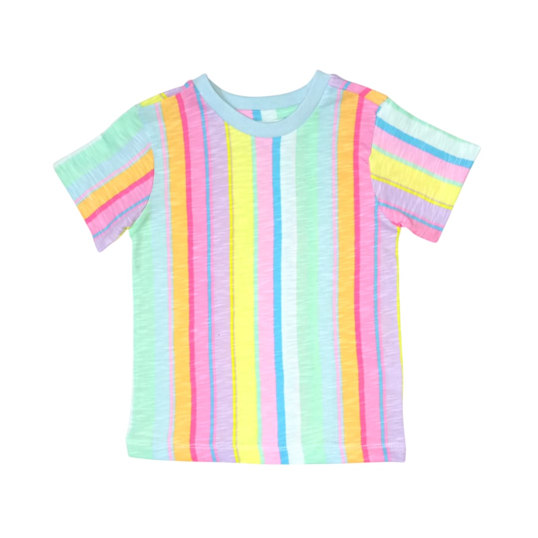 Mutli Colour Stripe T - Shirt