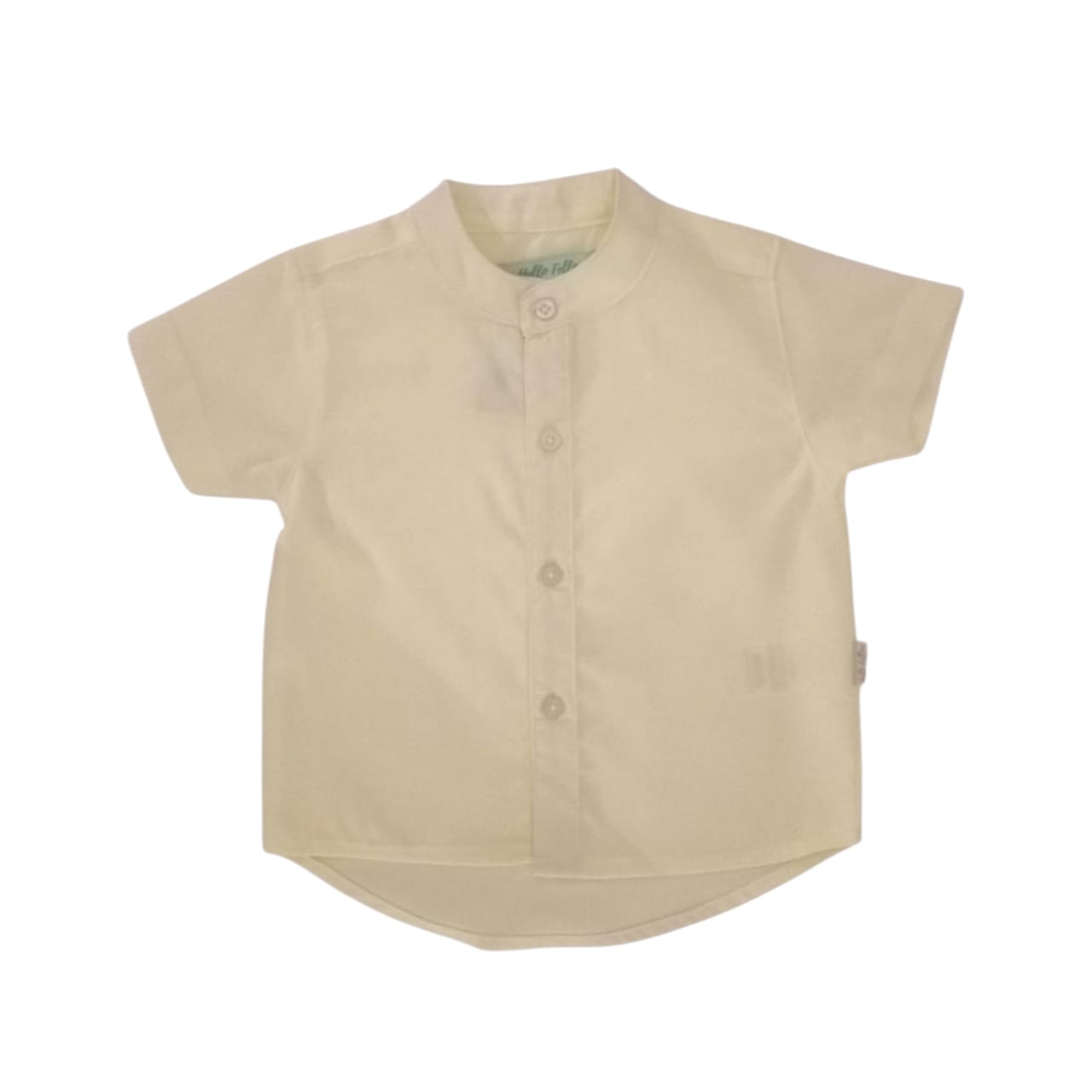 Boy's Chinese Collar Shirt - Yellow