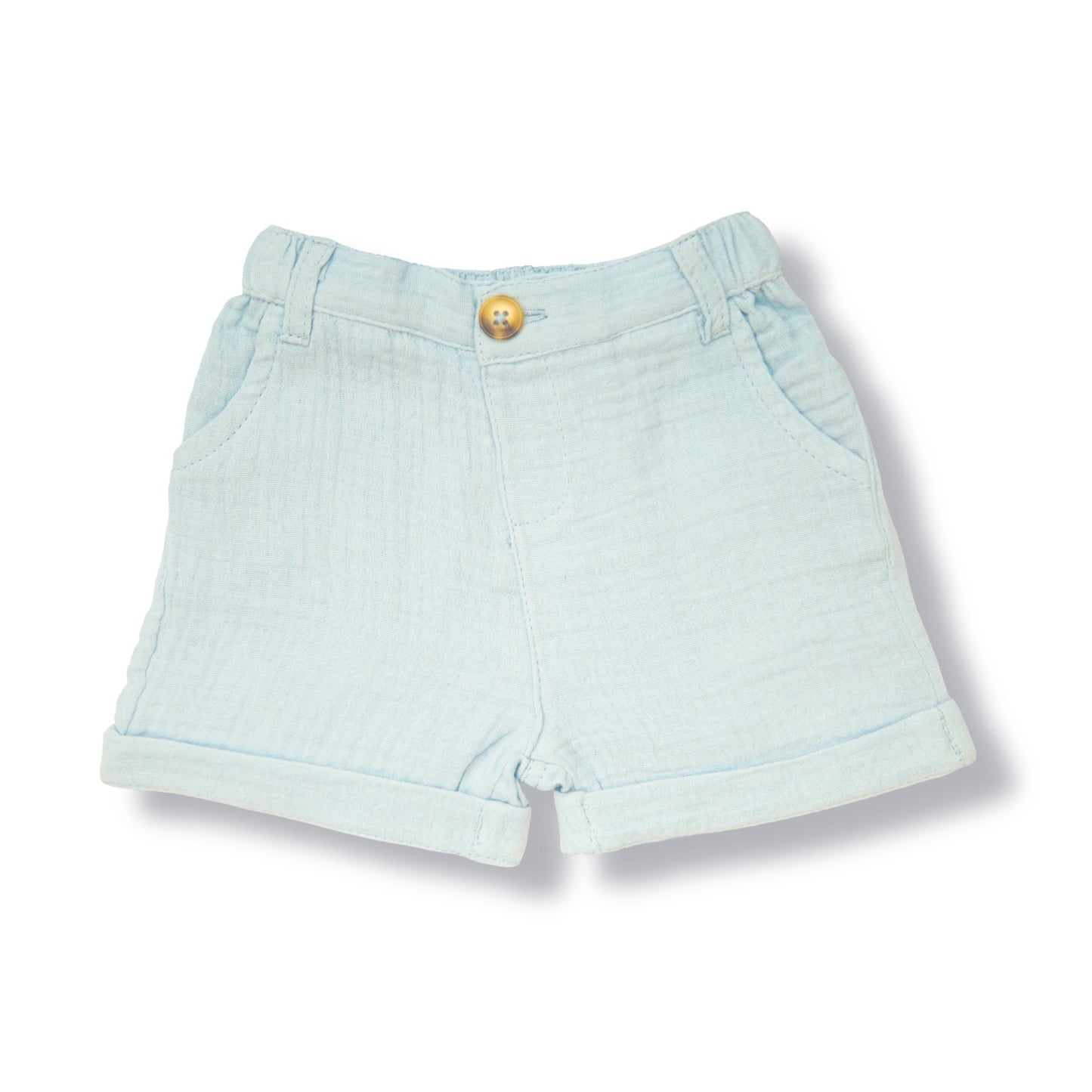Muslin Short-Light blue