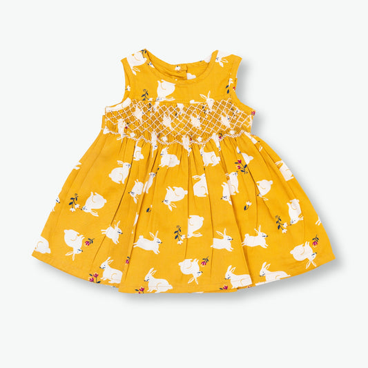 Yellow Printed Frock