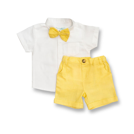 Boy's Yellow White Full Set