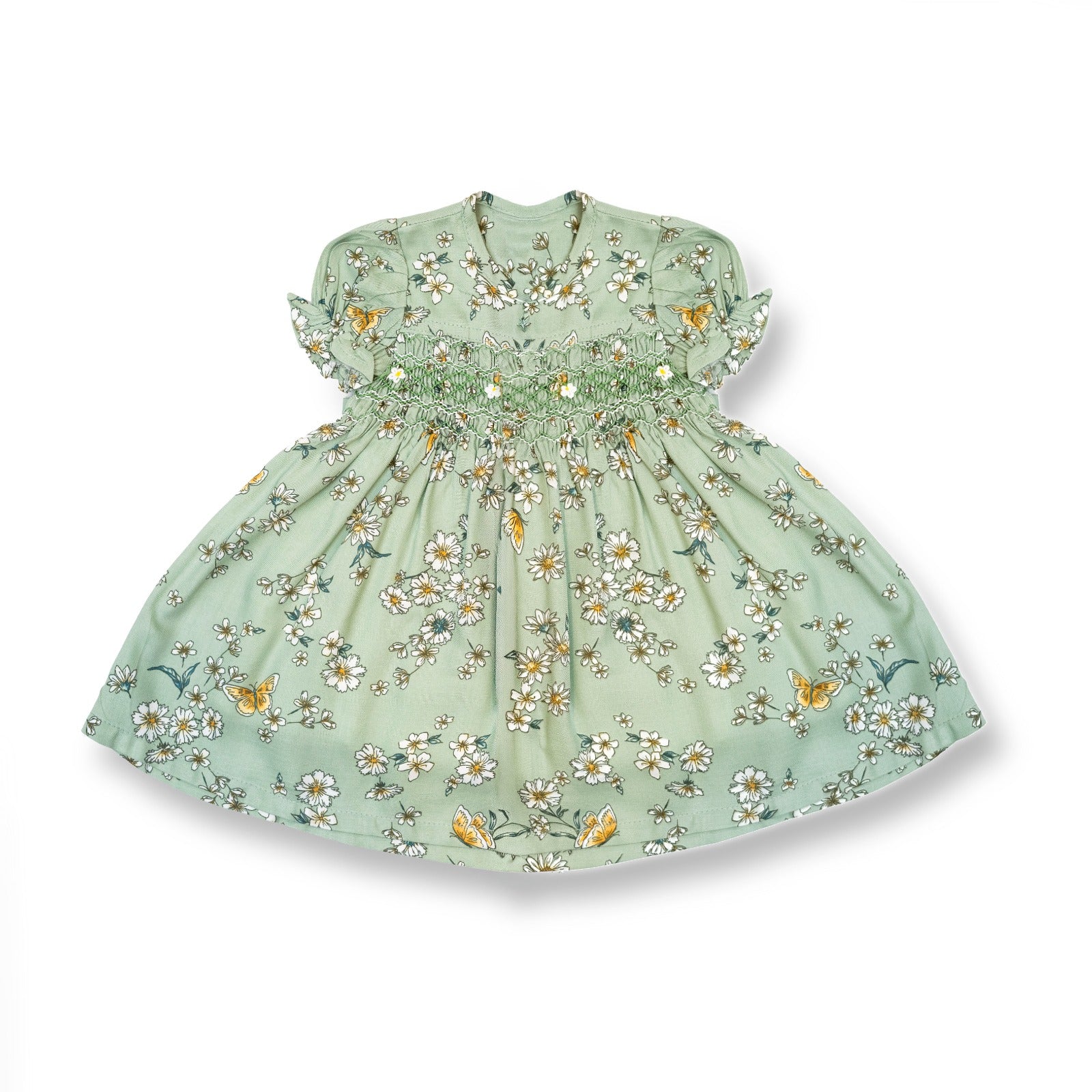 Green Printed Dress