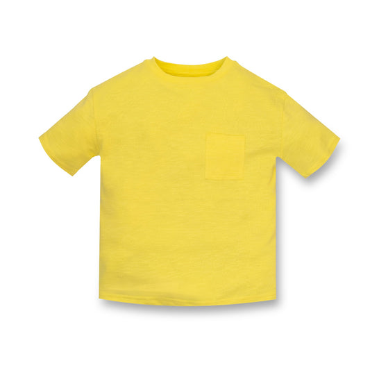 Yellow Cotton T Shirt