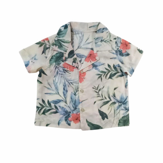 Boy's Shirt - Floral Print