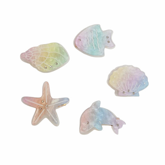Hair Clips - Sea Creatures