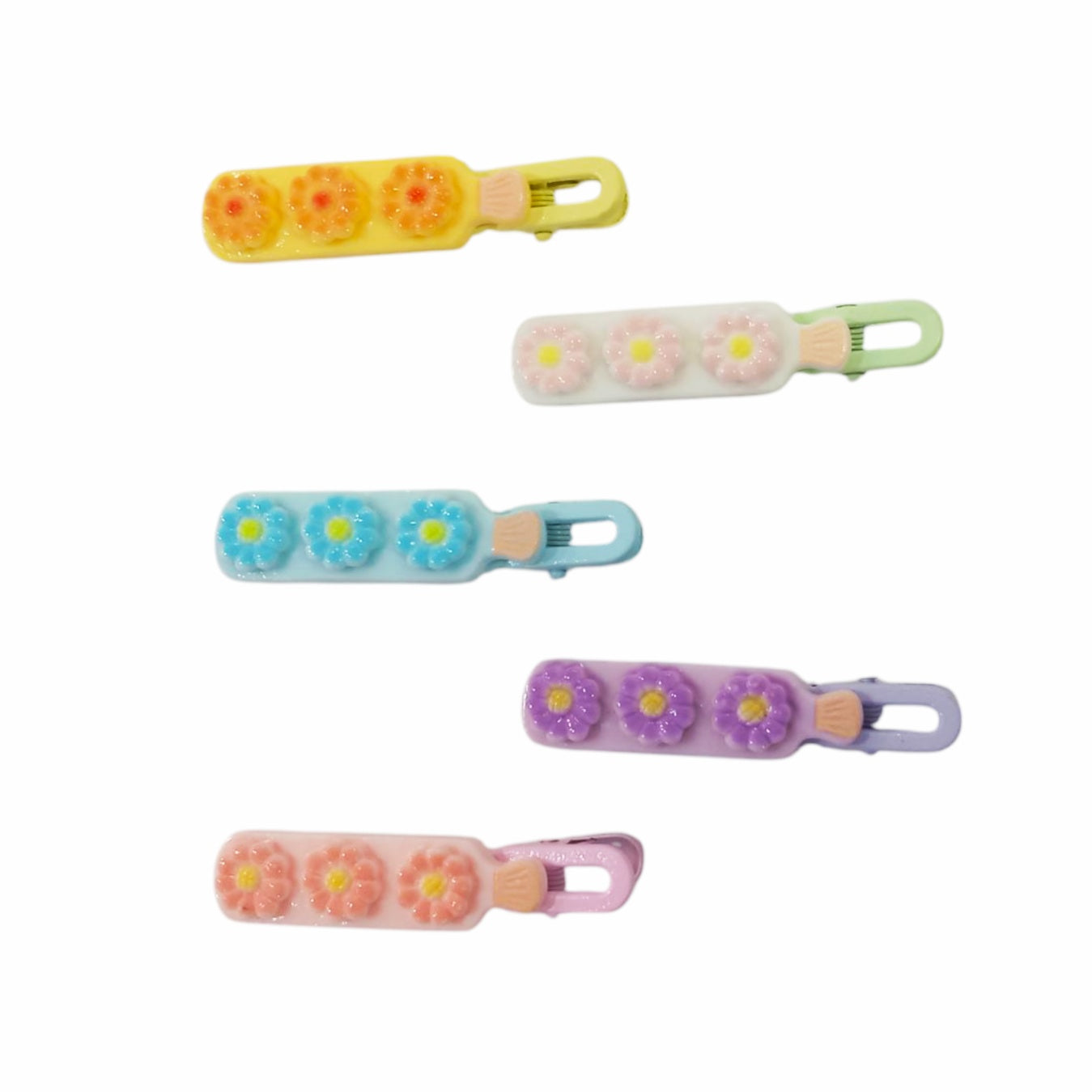 2pcs Hair Clips - Flowers