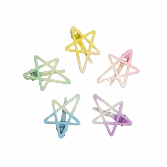2pcs Hair Clips - Star