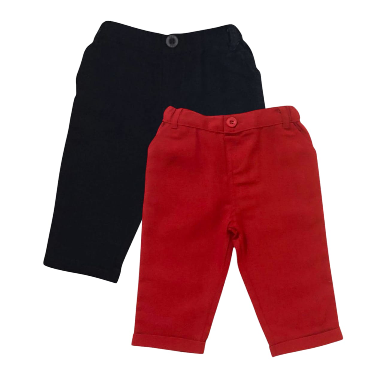 Pant Set - Black & Red