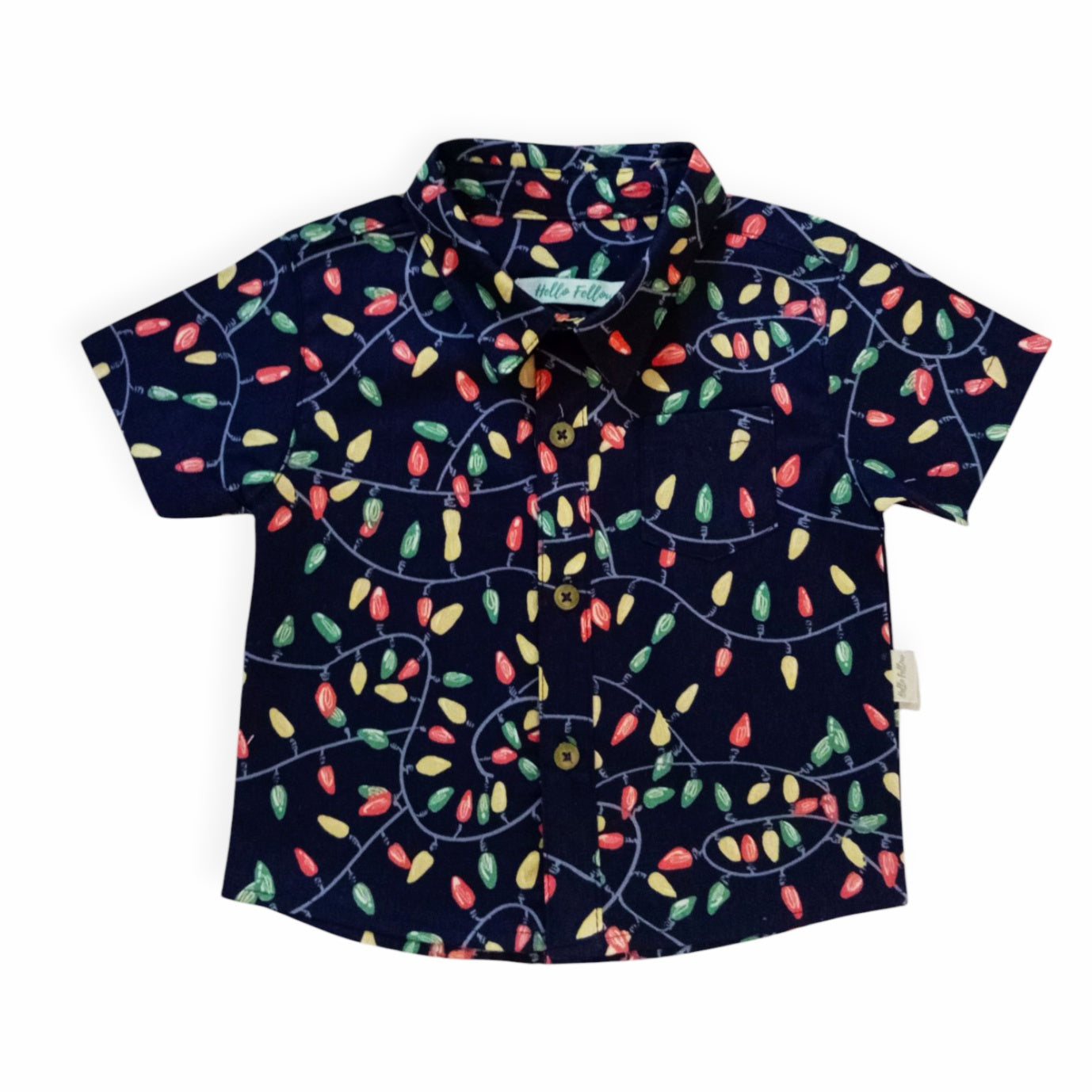 Printed Shirt - Dark Blue