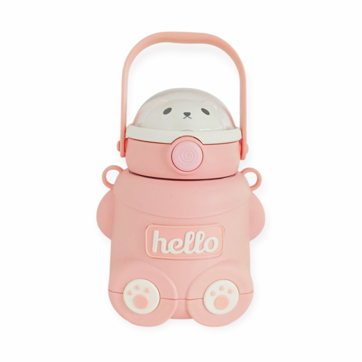 Bear Hot Water Bottle - Pink