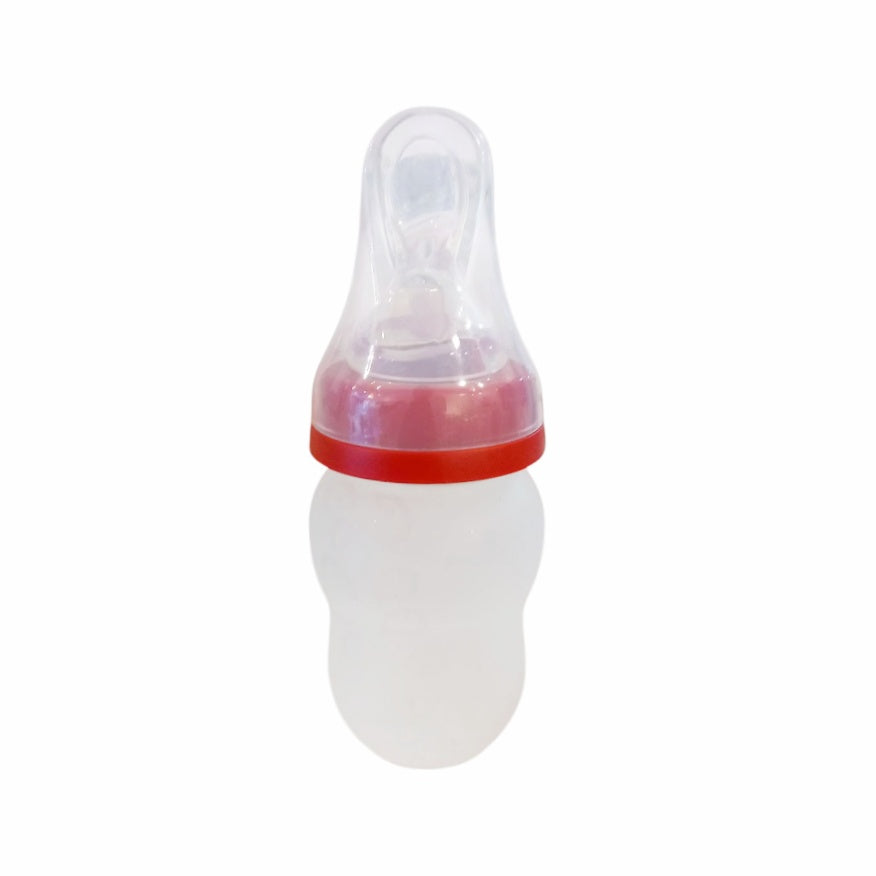 Silicone Feeding Spoon - Red