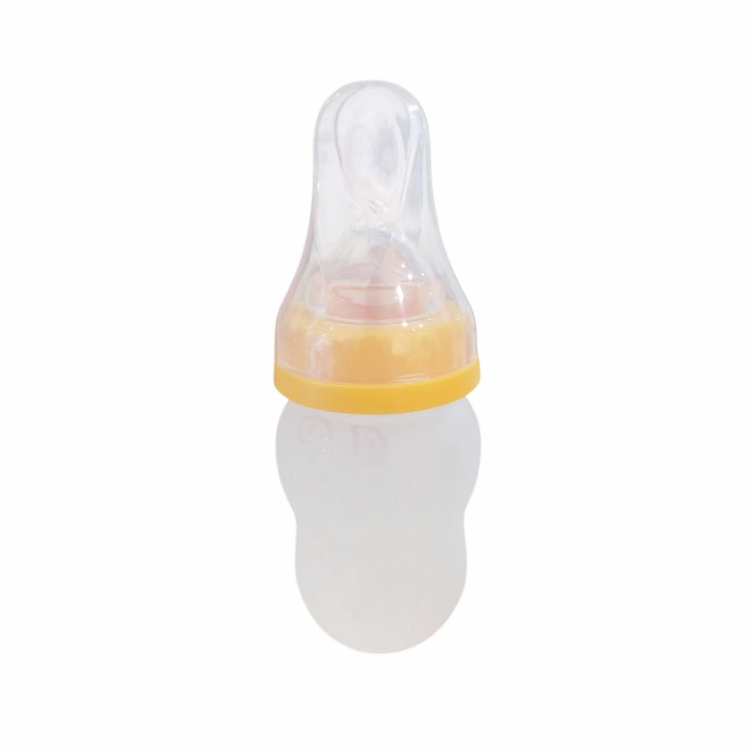 Silicone Feeding Spoon - Yellow