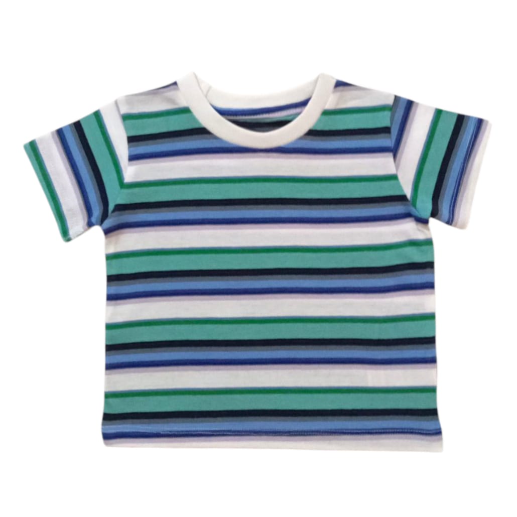 Striped T-Shirt - Dark Green
