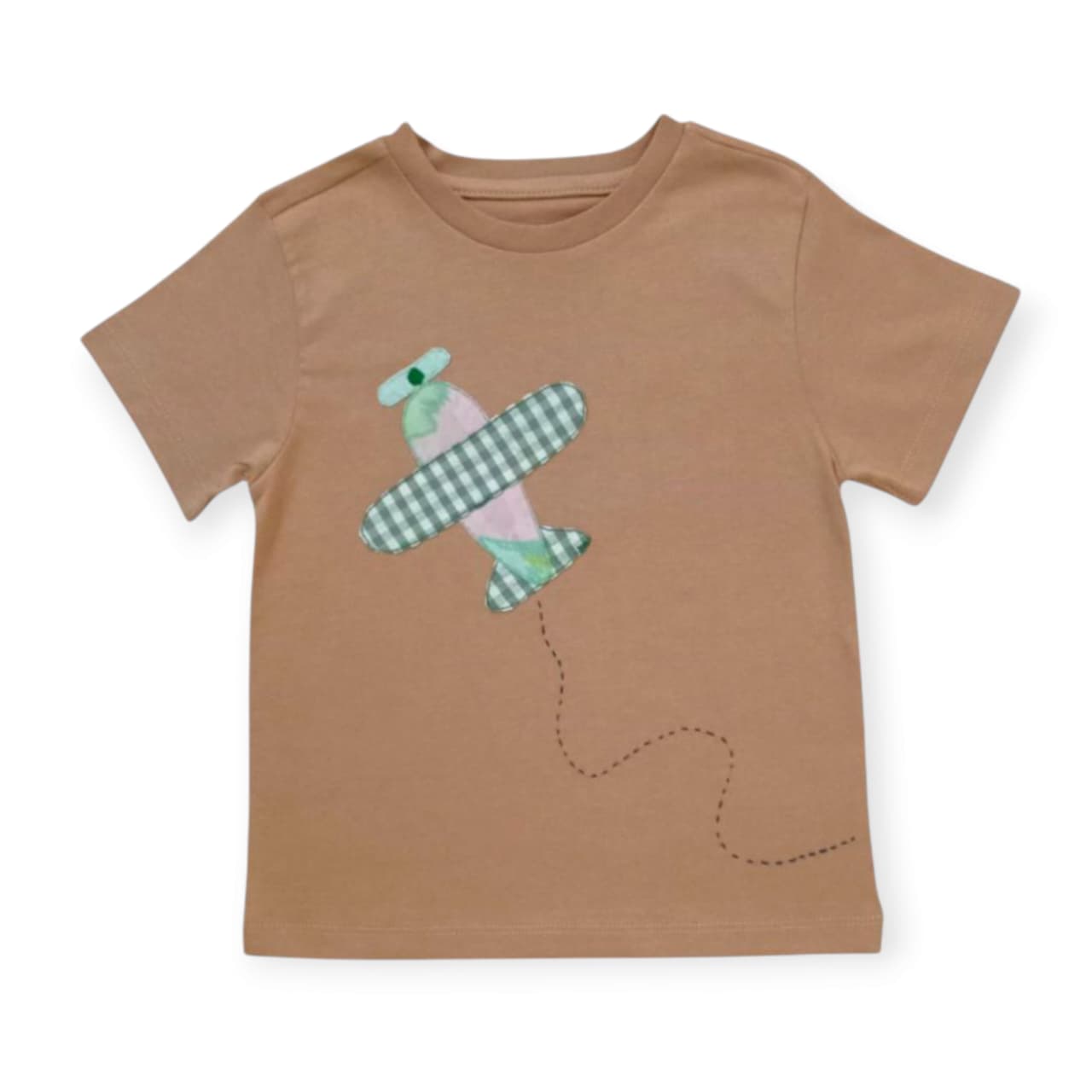 Brown T-Shirt - Airplane