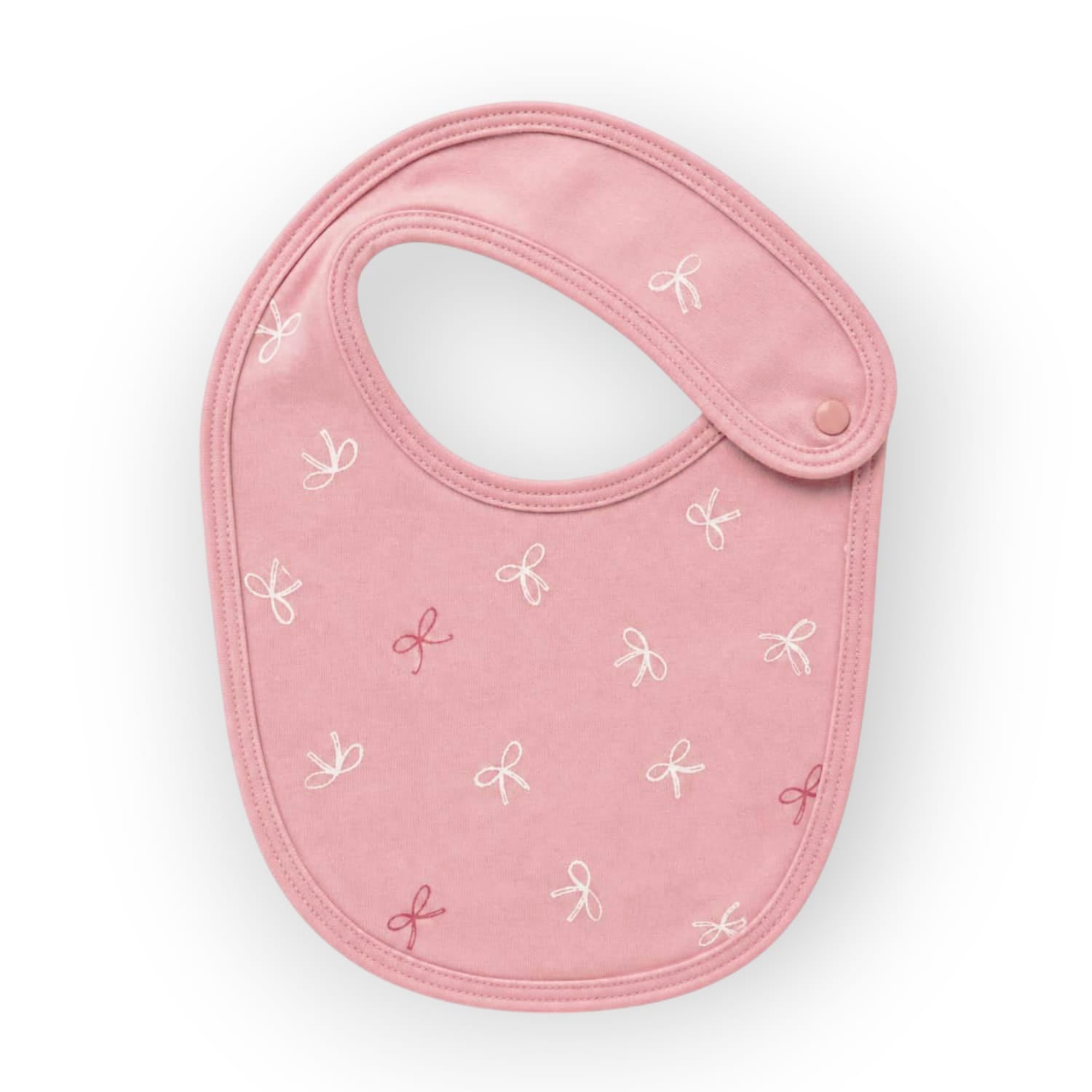 Baby Bib - Pink Bow