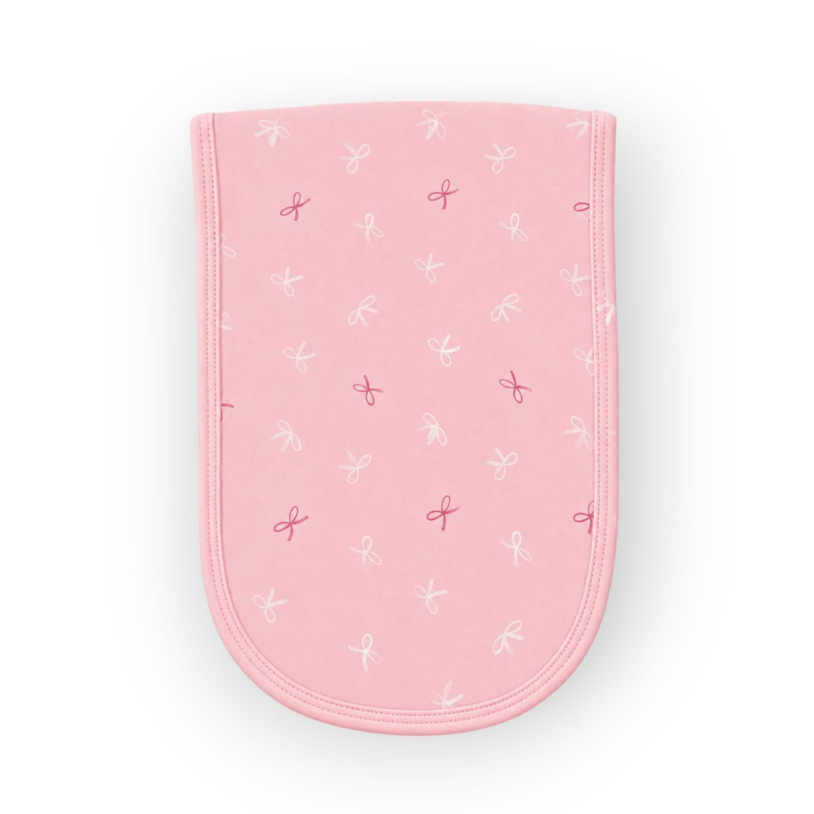 Burp Cloth - Pink Bow