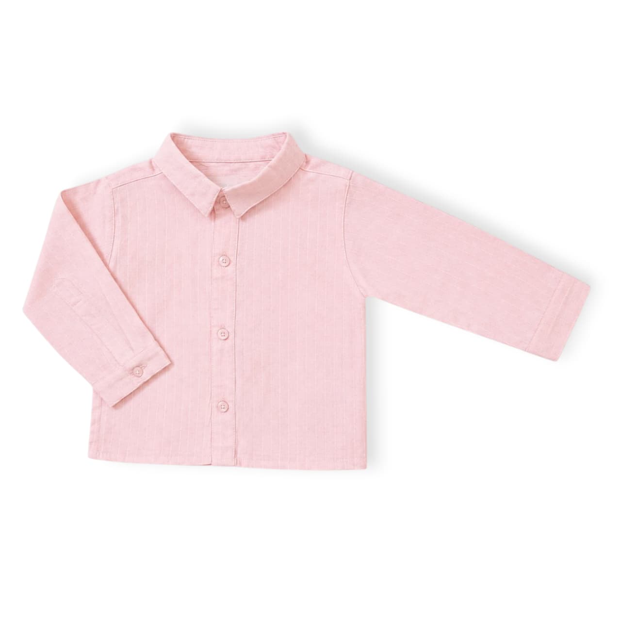 Pink & White Stripe Long Sleeve Shirt