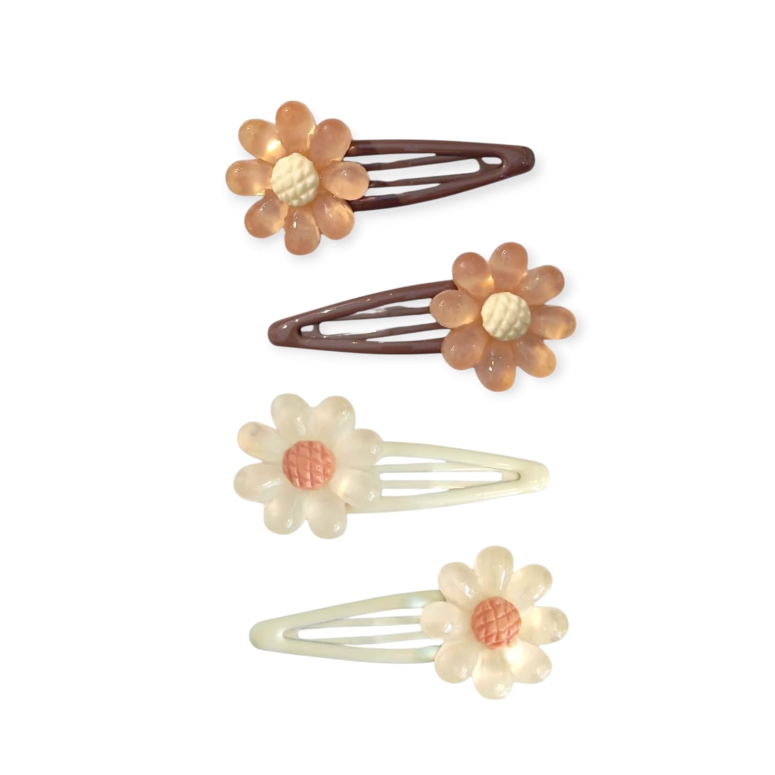 Snap Hair Clips - Flowers