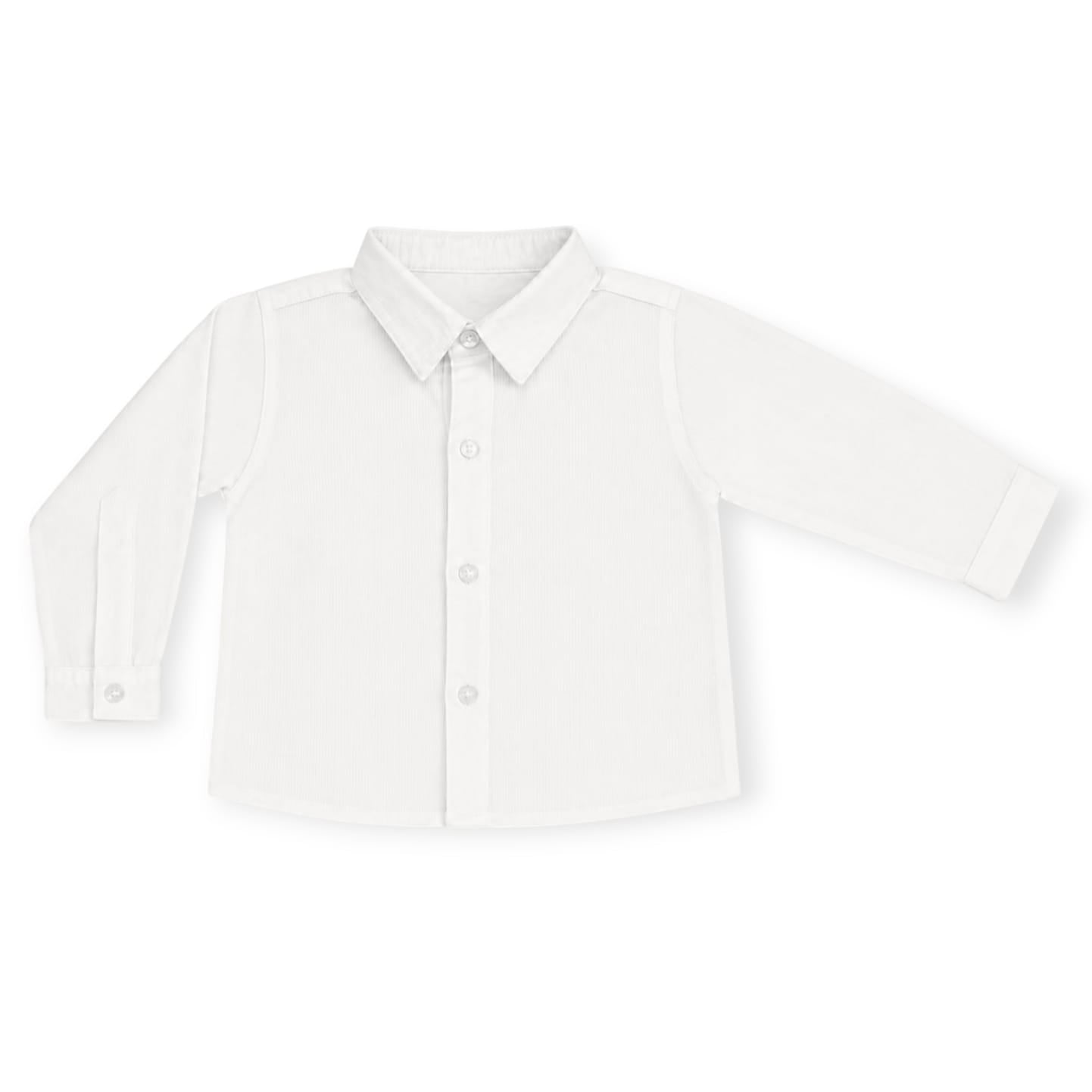 Boy's Long Sleeve Shirt - White