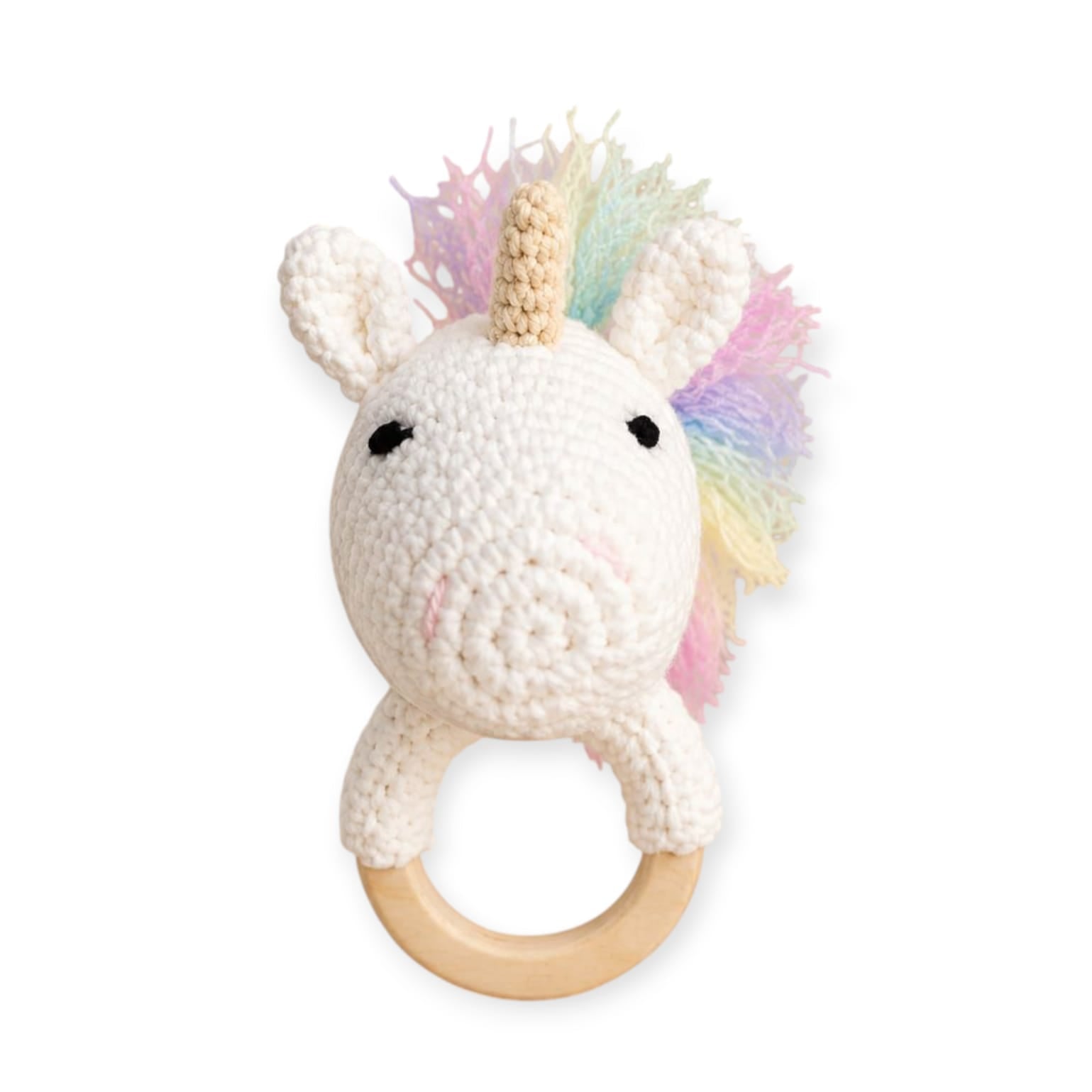 Unicorn Crochet Rattle