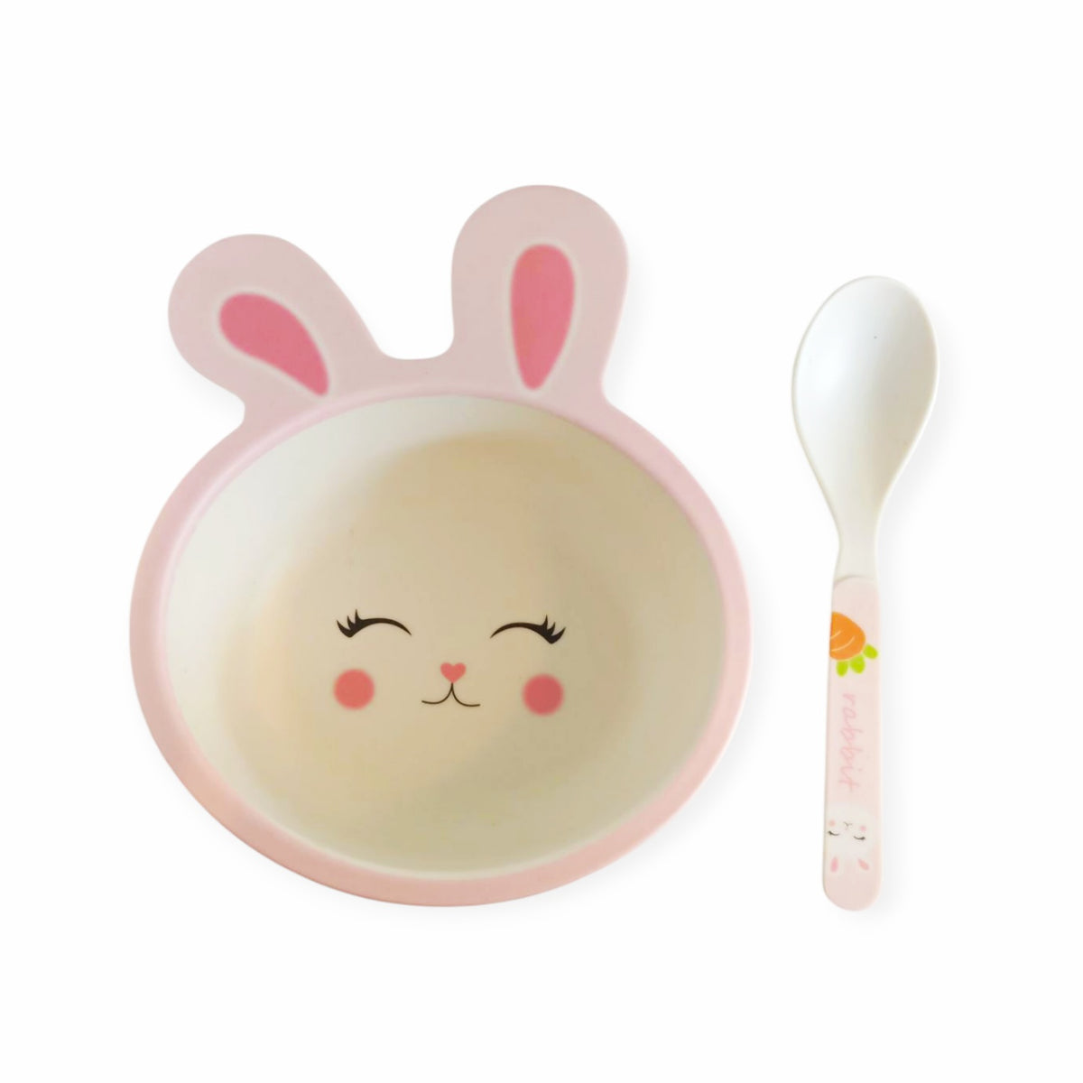 Feeding Bowl & Spoon - Bunny
