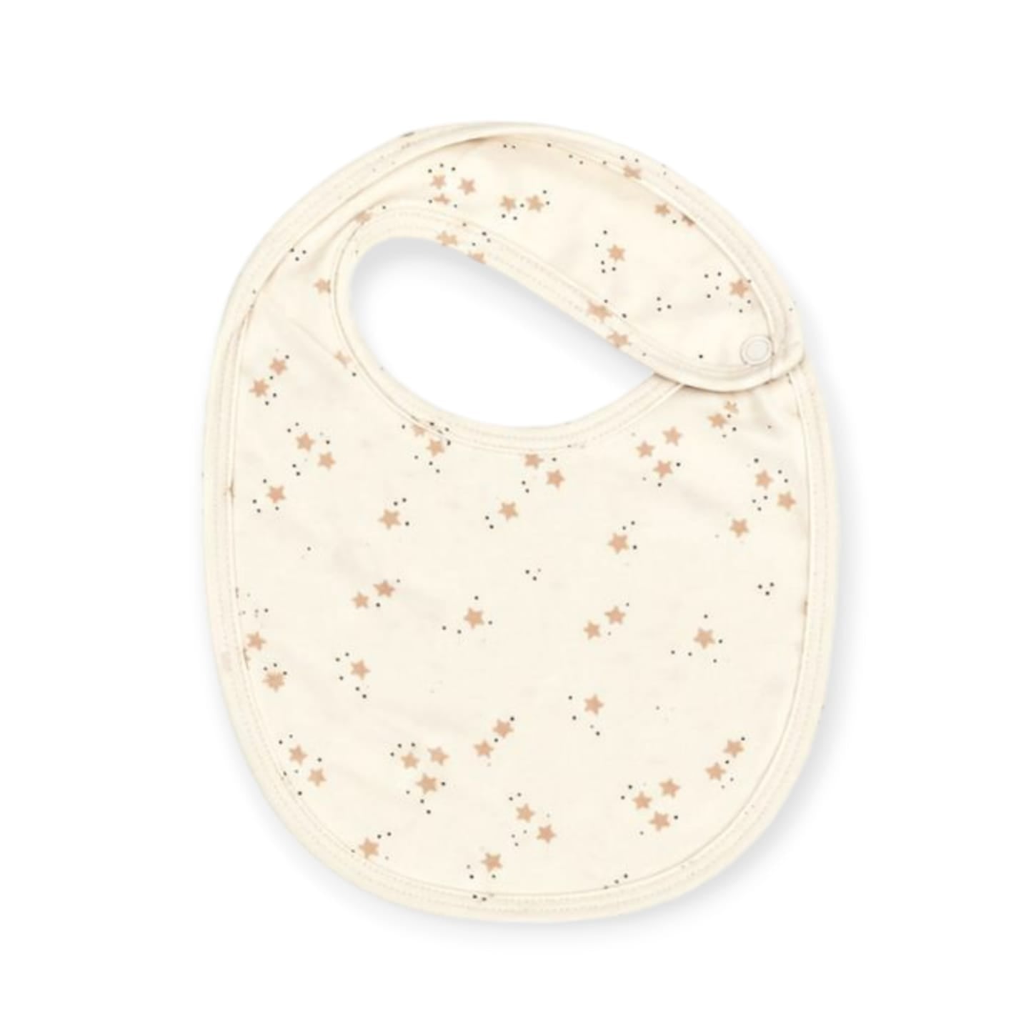 Baby Bib - Brown Star