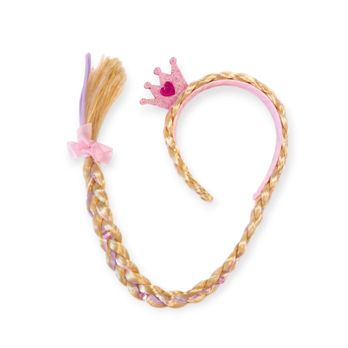 Princess Braid Headband with Crown