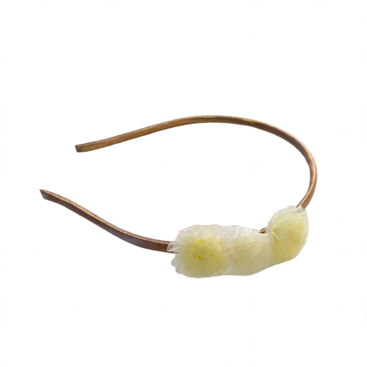 Butter Yellow Rose Headband