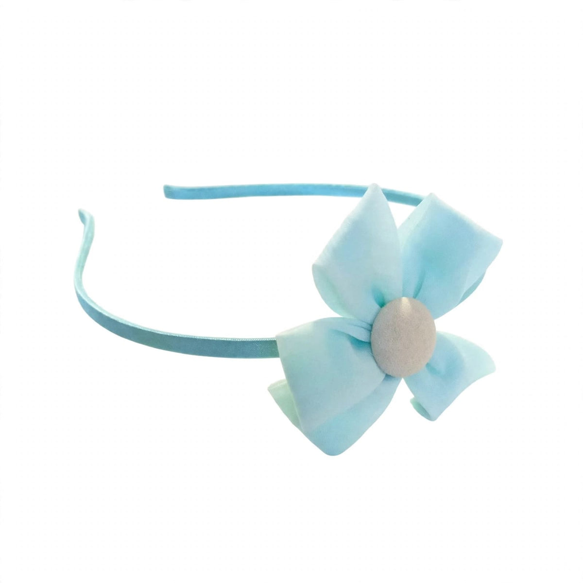 Aqua Flower Headband
